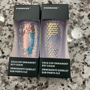 Starbucks keychain ornaments